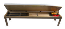 contemporary wooden bench  BILLARDS CHEVILLOTTE