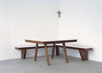 contemporary wooden bench CORNER SEAT P&uuml;hringer GmbH & Co KG