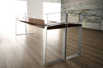 contemporary wooden bench X Acronym Designs