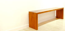 contemporary wooden bench C Tucker Robbins