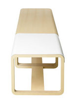 contemporary wooden bench JONO by Kirsi Gullichsen original habitek works