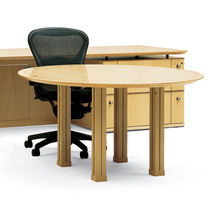 contemporary wooden boardroom round table TRIUNA II Geiger