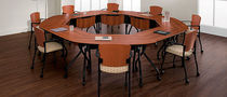 contemporary wooden boardroom table BUNGEE GLOBAL totaloffice
