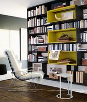 contemporary wooden bookcase by Antonio Citterio FLAT.C B&B Italia