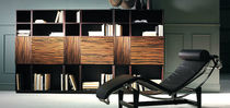 contemporary wooden bookcase DOOR by Estudi Sb Rafemar