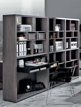 contemporary wooden bookcase ATLANTIS : OVEST Di Liddo & Perego
