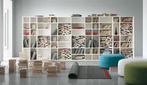 contemporary wooden bookcase L'EGO LIVING 07 Alf Uno