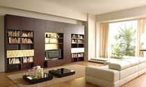 contemporary wooden bookcase  SISTEMITALIA GROUP