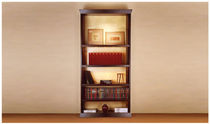 contemporary wooden bookcase VALKYRIE PHILIPPE HUREL