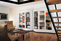 contemporary wooden bookcase 418 PAGINA by J. L. Berthet & D. Vasset Cassina