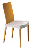 contemporary wooden chair MISS TRIP by Philippe Starck Kartell