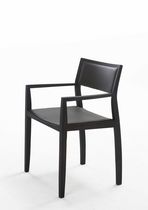 contemporary wooden chair with armrests CURVE 2 by Burkhard Vogtherr Arco Contemporary Furniture