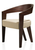 contemporary wooden chair with armrests NEO VEGA PSM