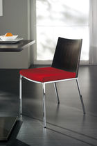 contemporary wooden chair DENISE by Massimo Colombo Vibiemme