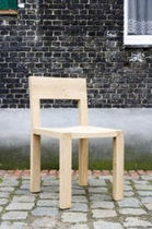 contemporary wooden chair ATELIER by Vincent Van Duysen ST-PAUL HOME