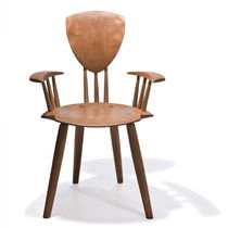 contemporary wooden chair with armrests ARMIN Peter Hook