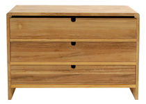contemporary wooden chest of drawers BLOCK Pavilion rattan