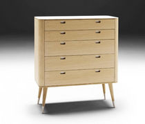 contemporary wooden chest of drawers AK 2420 by Nissen & Gehl MDD Naver collection