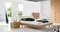 contemporary wooden double bed MODERN  Homes