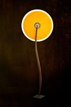 contemporary wooden floor lamp (adjustable) FLOOR MEDIUM Wood & Light by Omar Sherzad