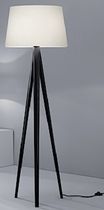 contemporary wooden floor lamp (tripod) 23.156.69-4001 Baulmann Leuchten