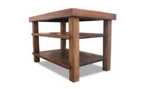 contemporary wooden low shelf ALBERTO Costantini Design