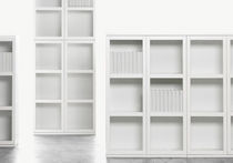 contemporary wooden modular bookcase LIBRO voice