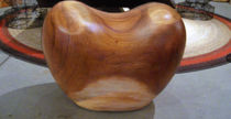 contemporary wooden pouf SEED Tucker Robbins