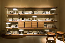 contemporary wooden shelf DESIGN by Renzo & Matteo Piano Riva Industria Mobili