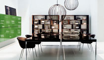 contemporary wooden shelf BRERA by LIevore Altherr Molina Emmebi Industria Mobili