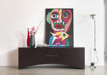contemporary wooden sideboard BRIGDE by Francesco Polare KLAB DESIGN