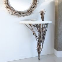 contemporary wooden sideboard table YUNAK by Frank Lefebvre & Bastien Taillard BLEU NATURE