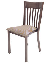 contemporary wooden stacking chair METALLIC ISA International