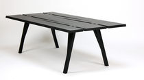 contemporary wooden table DIVIS by Mike & Maaike Council Design