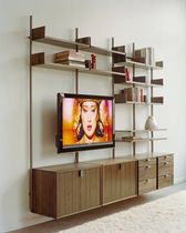 contemporary wooden TV wall unit AS4 ATLAS INDUSTRIES