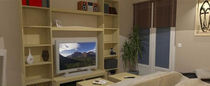 contemporary wooden TV wall unit APPART CONFERENCE