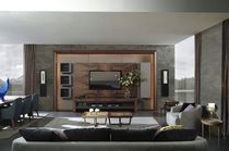 contemporary wooden TV wall unit AM&Oacute;N Planum, Inc.