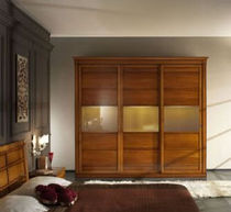 contemporary wooden wardrobe with sliding doors FLY PLATINO : F261/3TO ARTE BROTTO