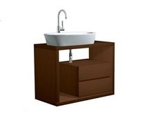contemporary wooden washbasin cabinet Q3 : 90 Pozzi-Ginori