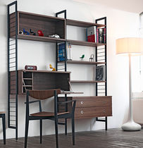 contemporary writing desk with shelf CASEFILE by Matthew Hilton case