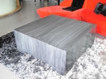 contemporary zinc coffee table CUBICUM Dezinc