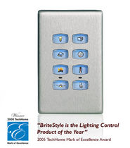 control keypad for home automation system BRITESTYLE  VANTAGE