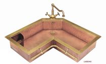 copper corner kitchen sink LVQ040 RESTART