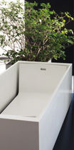 Corian rectangular bath-tub H7 Axolute Srl 