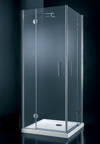 corner shower cabin with pivot door LIGHT A09 RARE