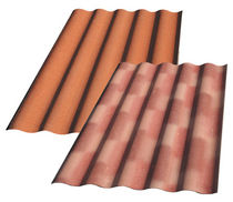 corrugated colored fiber cement roofing panel TEGOLIT INTEGRALE 200 EDILFIBRO SPA