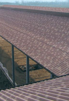 corrugated colored fiber cement roofing panel EUROPA LANDINI