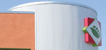 corrugated metal sheet facade cladding CONTOUR Custom-Bilt Metals