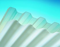 corrugated translucent polycarbonate roofing sheet POLITEC WT POLITEC