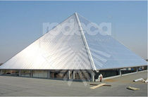 corrugated translucent polycarbonate roofing sheet PYRAMIDS rodeca